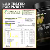 4 - Nutrabay Gold Pea Protein,  1.1 lb  French Vanilla 