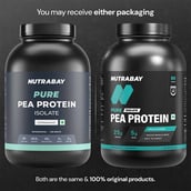 2 - Nutrabay Pure Pea Protein Isolate,  4.4 lb  Unflavoured 