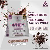 2 - Helixlabz Active Whey Protein, 2 lb Chocolate