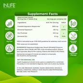 3 - INLIFE Magnesium Glycinate with Zinc Picolinate 2000mg, Unflavoured 120 tablet(s)