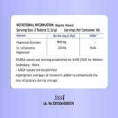 10 - HealthKart HK Vitals Magnesium Glycinate, Unflavoured - Men 120 tablet(s)