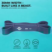 3 - Nivia Power-Stretch Long Loop Band,,  Dark Blue  Level - 3 