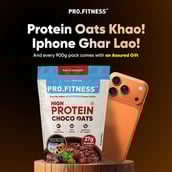 2 - Pro.Fitness High Protein Oats, 900 g Chocolate