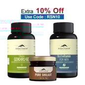 Rasayanam Pure Himalayan Shilajit 20g, Tribulas Gokhru-60 60 Tablets & Multivitamin for Men Combo, 60 tablet(s) Unflavoured