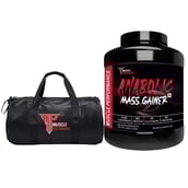 1 - Muscle Performance Anabolic Mass Gainer with Gym Bag Combo, 5.5 lb Belgium Chocolate