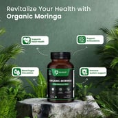 5 - Denzour Nutrition Organic Moringa 1000mg, 60 veggie capsule(s)