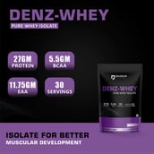 6 - Denzour Nutrition Denz-Whey Pure Isolate Protein, 2.38 lb Dark Chocolate