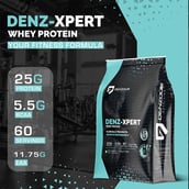 4 - Denzour Nutrition Denz-Xpert Whey Protein, 60 sachets/pack Shahi Kheer (with 500ml Shaker)