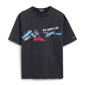 5 - MuscleBlaze 100% Red Flag 0% Body Fat Oversized Washed T-Shirt, X-Large Light Grey