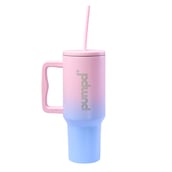 1 - Pumpd Chugger Tumbler with Straw, Cap & Holder,  Gradient  1.2 L 