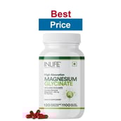 INLIFE Magnesium Glycinate with Zinc Picolinate,  Unflavoured  120 capsules 