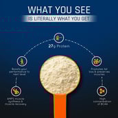 5 - AS-IT-IS Nutrition ATOM Whey Protein with Enzymes,  2.2 lb  Mango Fusion 