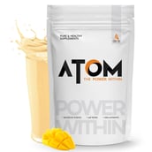 1 - AS-IT-IS Nutrition ATOM 100% Whey Protein Isolate Ultra-Pure, 2.2 lb Mango Delight