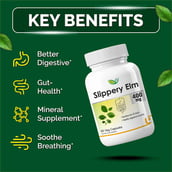 5 - Biotrex Slippery Elm 400mg,  60 veggie capsule(s) 