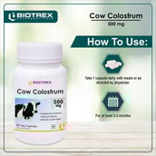 6 - Biotrex Cow Colostrum (500 mg),  60 capsules 
