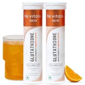 1 - HealthKart HK Vitals Glutathione Effervescent,  Orange (Pack of 2)  30 tablet(s) 