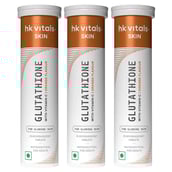 HK Vitals Glutathione Effervescent with Vitamin C 45 Tabs Orange