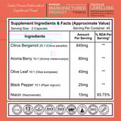 3 - NutraMarck Citrus Bergamot 5X,  90 capsules 