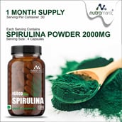 3 - NutraMarck Spirulina,  120 capsules 