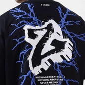 8 - MuscleBlaze Z-Verse T-Shirt,  Small  Black 