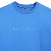 4 - MuscleBlaze Z-Verse T-Shirt, XL Royal Blue