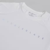 2 - MuscleBlaze Compression Muscle Tee Full Sleeve,  X-Large  Polar White 