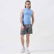 4 - MuscleBlaze Air Tech Compression MuscleTank,  Large  Dusk Blue 