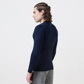 3 - MuscleBlaze Air Tech Compression MuscleTee Full Sleeve,  Small  Navy 