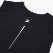 8 - MuscleBlaze Delt Tank,  Small  Midnight Black 