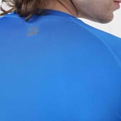 6 - MuscleBlaze Compression Muscle Tee Half Sleeve,  Large  Superman Blue 