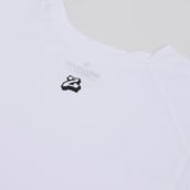 9 - MuscleBlaze Patterned Dry-Fit Delt Tank,  X-Large  Polar White 