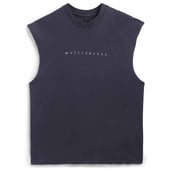 9 - MuscleBlaze B.D.S.M Oversized Tank,  Large  Charcoal 