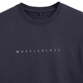 10 - MuscleBlaze Carnage Oversized Tshirt,  Large  Charcoal 
