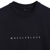 10 - MuscleBlaze Carnage Oversized Tshirt,  Medium  Black 