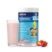 Supermilk Gritzo Growth+ for Boy/Girl 2 to 6 years,  400 g  Strawberry 