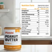 4 - Pintola Classic Peanut Butter,  0.350 kg  Crunchy 