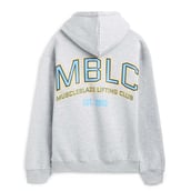 6 - MuscleBlaze Lifting Club Hoodie, X-Large Grey Melange