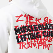 10 - MuscleBlaze Z-League Hoodie, X-Large White