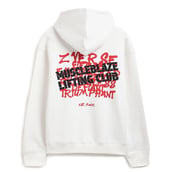 4 - MuscleBlaze Z-League Hoodie, X-Large White