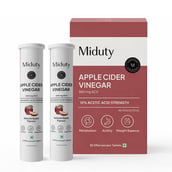 1 - Miduty Apple Cider Vinegar Effervescent, 15 tablet(s) Unflavoured (Pack of 2)