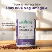 5 - Neuherbs Omega Flaxseed Oil 1000mg with 3-6-9, 60 capsules