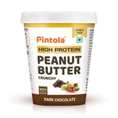 1 - Pintola High Protein Peanut Butter,  1 kg  Dark Chocolate Crunchy 