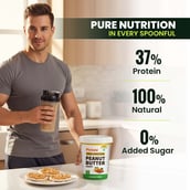 4 - Pintola High Protein Peanut Butter, 0.510 kg Unsweetened Creamy
