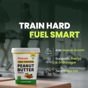 9 - Pintola High Protein Peanut Butter,  0.510 kg  Unsweetened Crunchy 