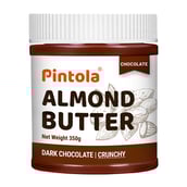 1 - Pintola Dark Chocolate Almond Butter, Crunchy 0.350 kg