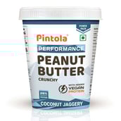 1 - Pintola Coconut Jaggery Performance Series Peanut Butter, 1 kg Crunchy
