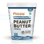 1 - Pintola Coconut Jaggery Performance Series Peanut Butter,  0.510 kg  Crunchy 
