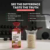 3 - Pintola Wholegrain Brown Rice Cakes, Multigrain Unsalted 130 g