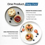 6 - Pintola Wholegrain Brown Rice Cakes,  Lightly Salted (Pack of 2)  130 g 