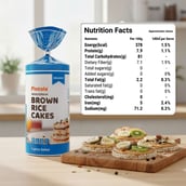 4 - Pintola Wholegrain Brown Rice Cakes,  Lightly Salted (Pack of 4)  130 g 
